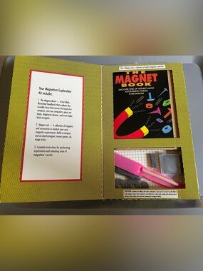 The Magnetism Exploration Kit The Magnet Book Magna-Lab & Instructions Box Wear